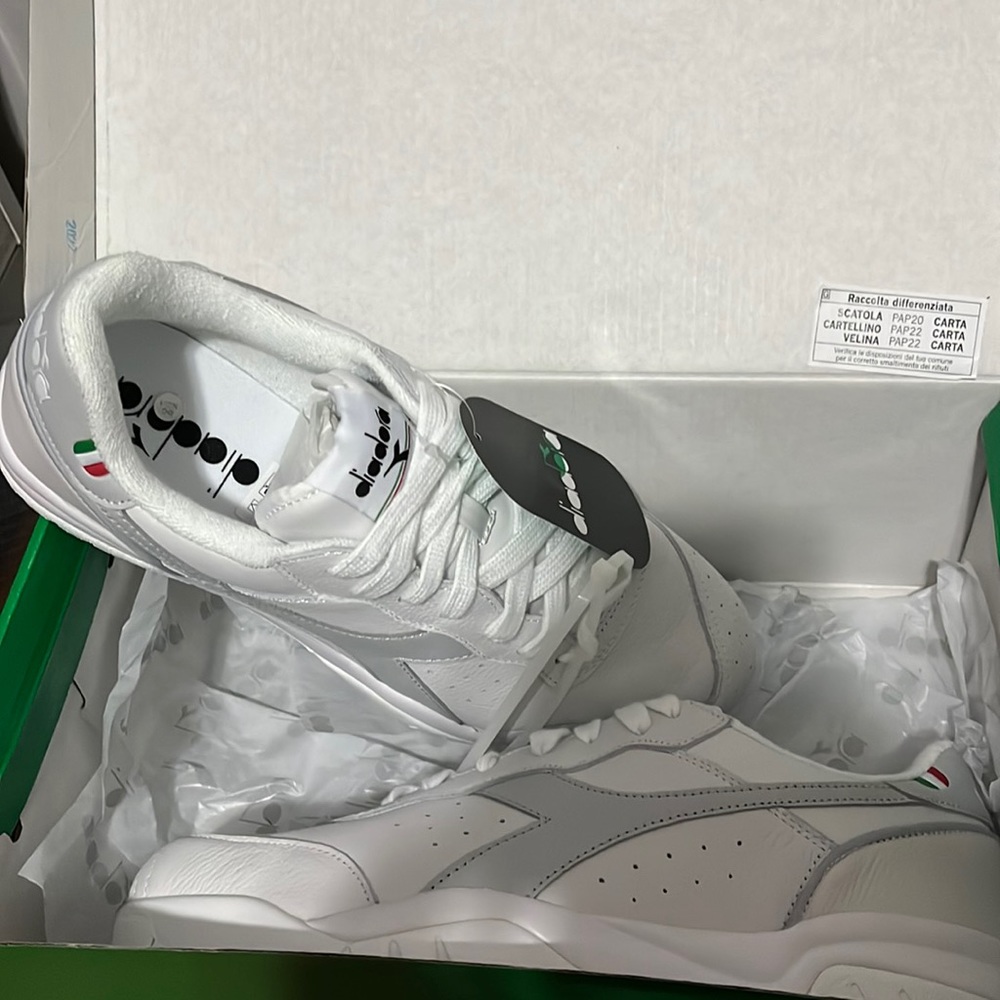 Diadora Glacier Gray/White size 11.5 Men’s Sneakers